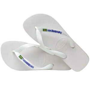 Chinelo Brasil, Havaianas, adulto-unissex Branco