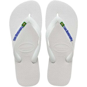 Chinelo Brasil, Havaianas, adulto-unissex Branco