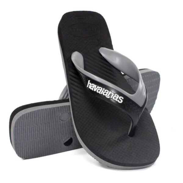 Havaianas Dual Preto Cinza Aço - Image 3