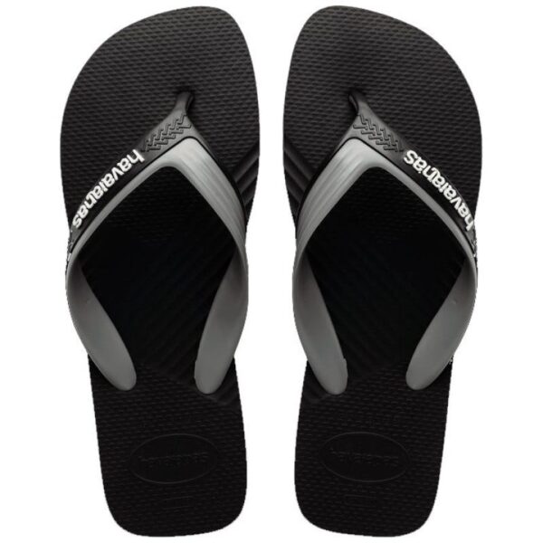 Havaianas Dual Preto Cinza Aço